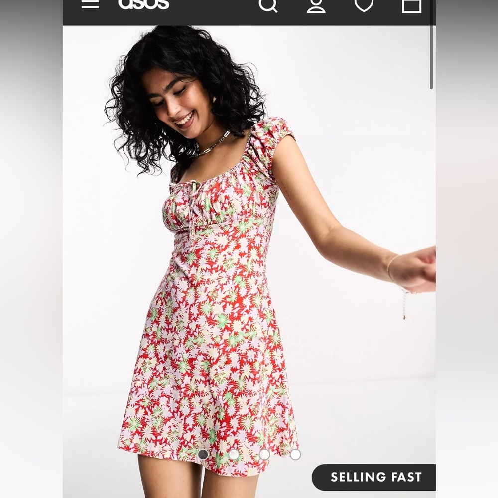 ASOS cap sleeve dress new with tags!